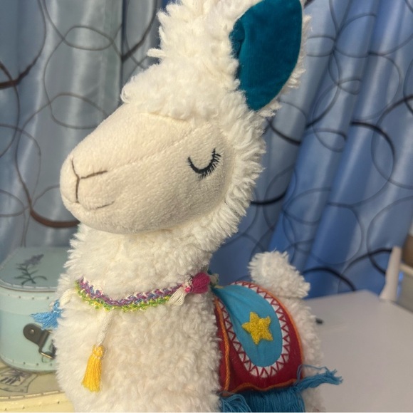 Pier One Spitz the Llama 15" colorful embellished plush retired HTF collectible - Picture 3 of 9